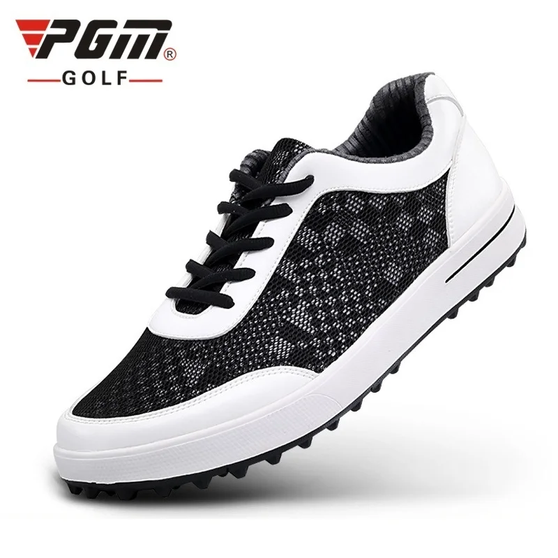 

Genuine Pgm Mens Golf Mesh Shoes Man Breathable Light Weight Golf Sneakers Soft Comfortable Pgm Sports Trainers AA51022