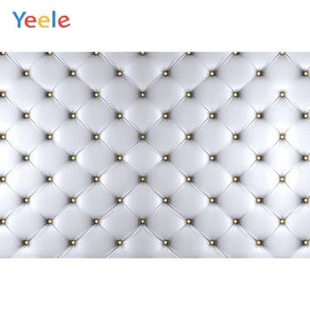 

Yeele Silver Headboard Surface Sofa Leather Diamond Party Pattern Baby Photo Backgrounds Photographic Backdrops Photo Studio