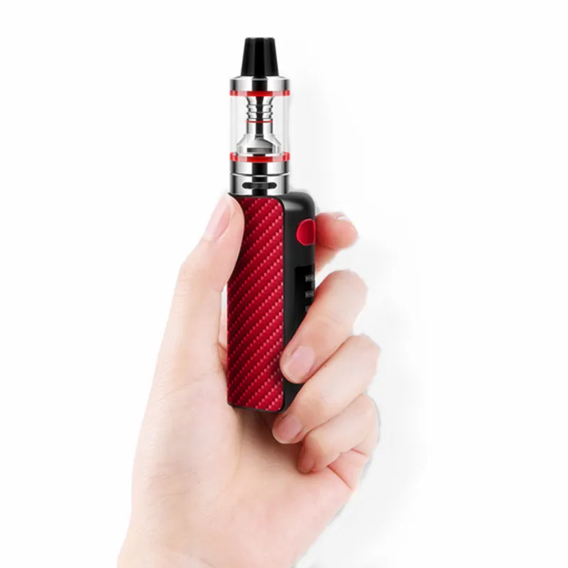 2019 Original 80w vape kit 1600mah battery with LED display electronic cigarette 2.5ml tank huge vaporizer kit electronic hookah