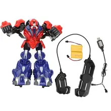 Робот-игрушка с дистанционным управлением, электрическая Боевая боксерская машина с интересными звуковыми эффектами и светильник для детского замечательного подарка