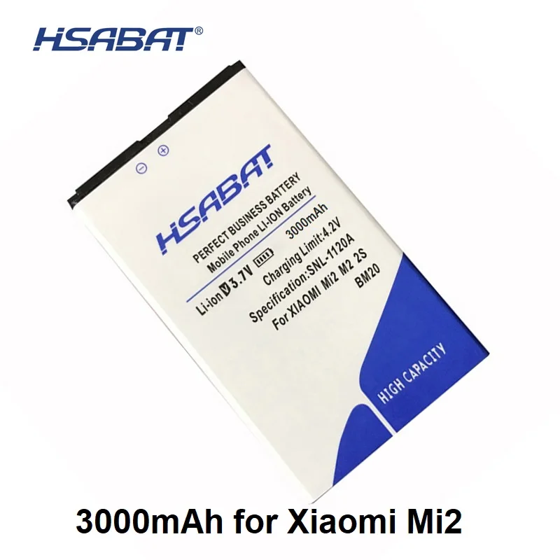 

HSABAT Free shipping New 3000mAh BM20 Battery for XIAOMI M2 MI2 M2S MI2S Battery
