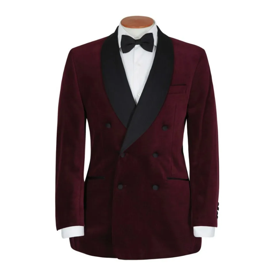 Latest-Coat-Pant-Designs-Burgundy-Velvet-Men-Suit-Smoking-Jacket-Prom ...
