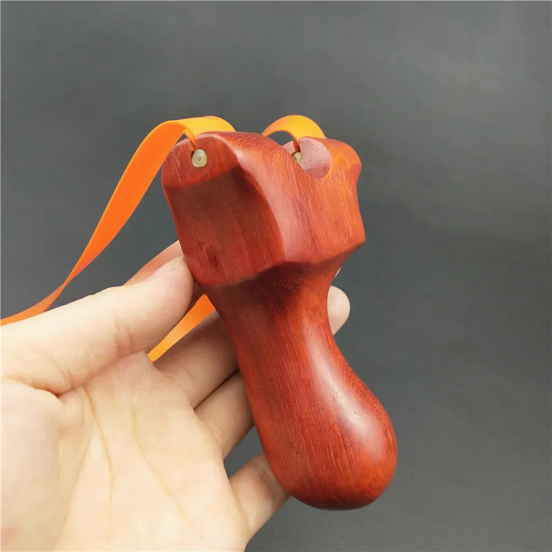 

Powerful slingshot high quality wooden slingshot bow outdoor shooting slingshot hunting tool accessories 2019 new
