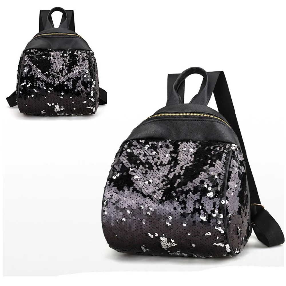

Fashion cute sequin shoulder bag female mini backpack Women Girl Backpack Travel Rucksack School Bags Leisure School Bag H30503