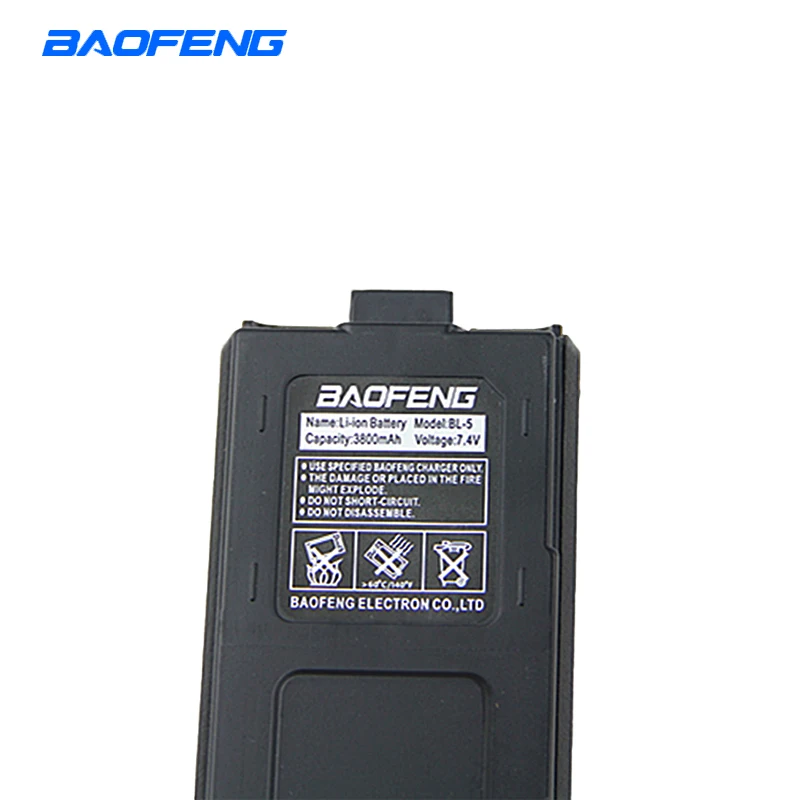 Литий-ионный аккумулятор для Baofeng UV5R 3800 мАч батарея двухстороннее радио аксессуары для Baofeng UV-5R рация