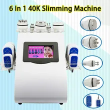 2019 New Promotion 40k Ultrasonic Liposuction Cavitation Vacuum Radio Frequency & 8 Pads Diode Lipo Laser Weight Loss Machine