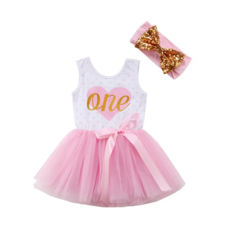 Baby Dresses Baby Girl Princess Dress Kid Baby Party Wedding Pageant Formal Dresses Outfits Cotton O-neck Sleeveless Dress