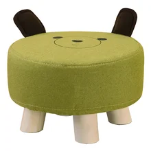 Устойчивый деревянный стул домашний Кепка с мультяшками диван коврик для верстака табурет для ног милое животное деревянное скамейка детская скамейка