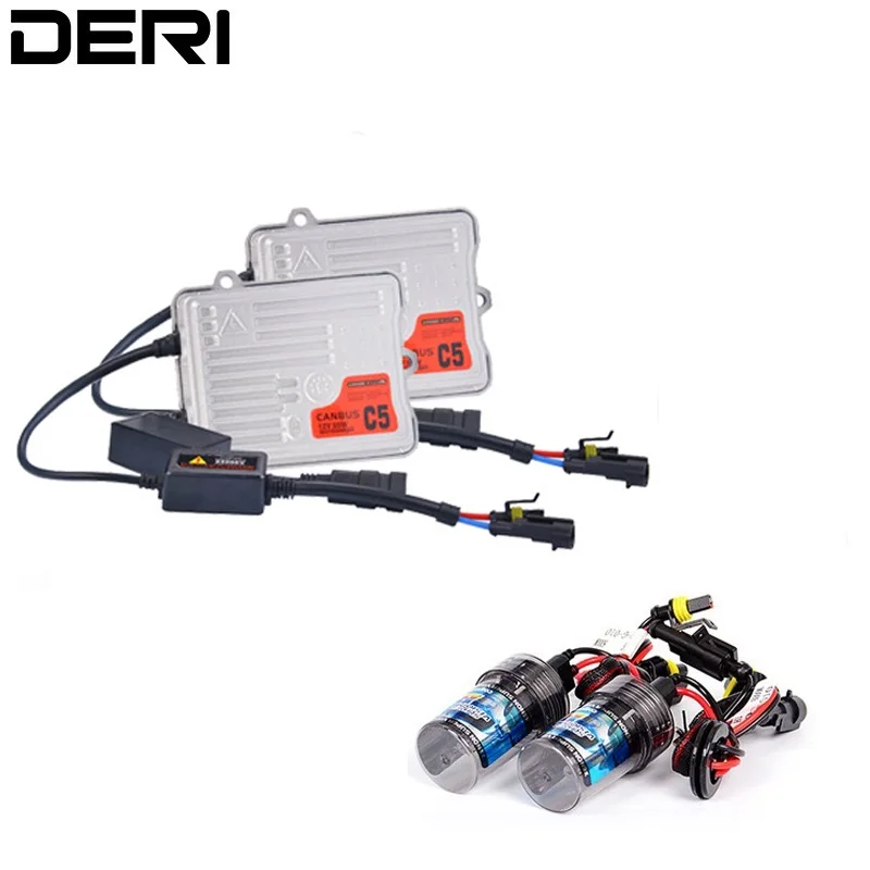 

HID Xenon Bulbs Kit 55W Slim HID AC Ballast with Canbus Decoder Block Ignition Unit Ballast with H1 H3 H7 H8 H9 9005 9006 12V
