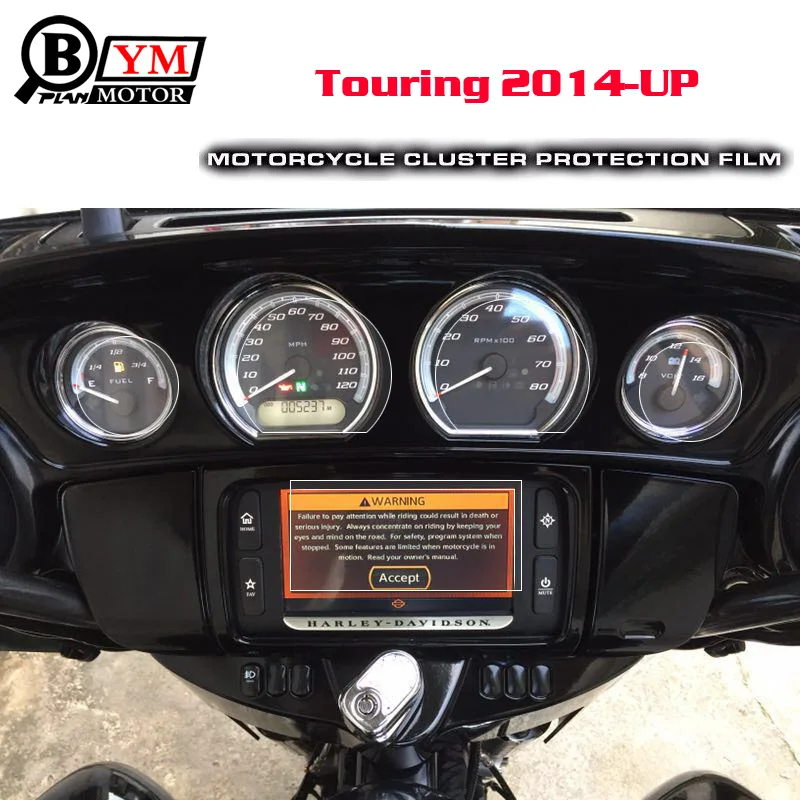 

For Harley Touring 2014 2015 2016 2017 Cluster Scratch Protection Film Screen Protector For Harley Touring 2014 2015 2016 2017
