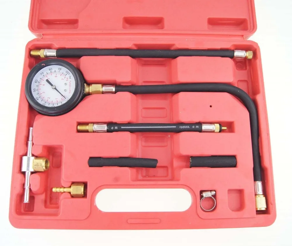 

Fuel Injection Pump Pressure Gauge Tester Gasoline Test Tools Tuner Car