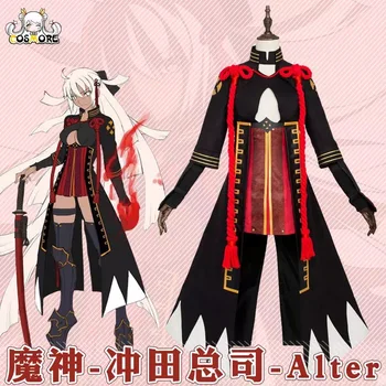 

[STOCK] 2018 Anime Fate/Grand Order Okita Souji Battle Uniform Cosplay Costume Unisex For Halloween Carnival Free Shipping New.
