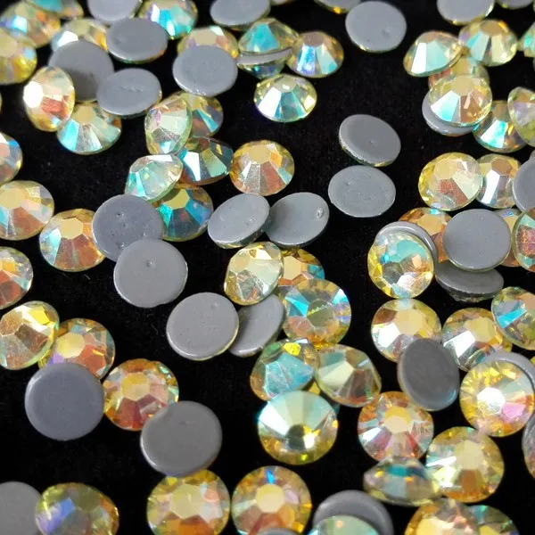 

2058 HF rhinestones ss16 jonquil ab with 1440 pcs each super cutting technology for women jewelry free shipping service