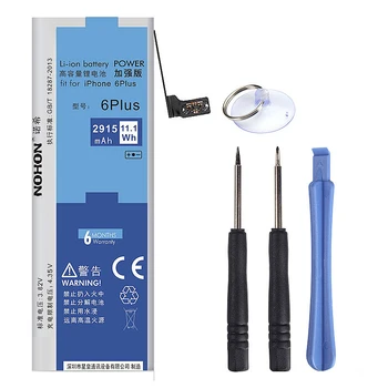 

NOHON Original 2915mAh Battery For A iPhone 6 Plus Batteries + Dismantling tools With Retail box