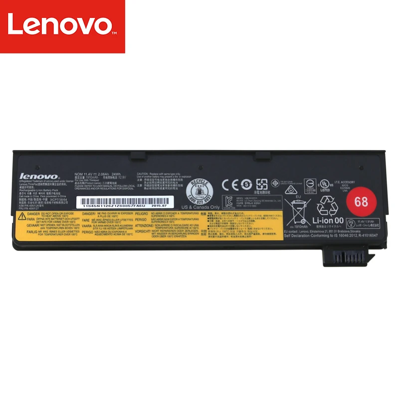 Аккумулятор для ноутбука lenovo ThinkPad X240 T440S T440 X250 T450S X260 S440 S540 45N1130 45N1131 45N1126 45N1127 3 сотового