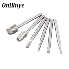 6PCS HSS Mini Multi Drill Bits Wood Rotary Burrs Milling Cutter Set for Woodworking Carving for Dremel Accessories Rotary Tools 6PCS HSS Mini Multi Drill Bits Wood Rotary Burrs Milling Cutter Set for Woodworking Carving for Dremel Accessories Rotary Tools