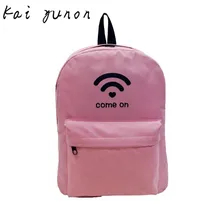 Kai yunon Männer Frauen Leinwand WiFi Personalisierten Druck Rucksack Umhängetaschen Oktober 7