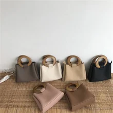Brand Wooden Ring Totes Bags for Women Casual Shoulder Messenger Bag Cross Body Bags Luxury Handbags Women Bag Designer Purses Brand Wooden Ring Totes Bags for Women Casual Shoulder Messenger Bag Cross Body Bags Luxury Handbags Women Bag Designer Purses