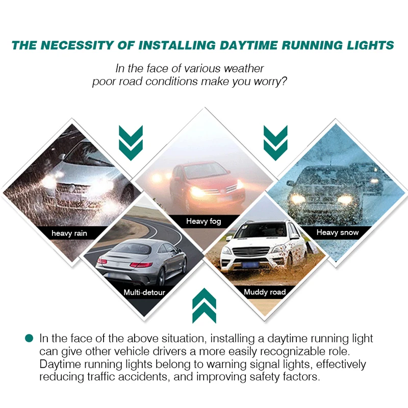 2 шт. DRL дневный ходовой светильник для Honda CRV CR V 2015 2016 15 16 ABS + светодиодная