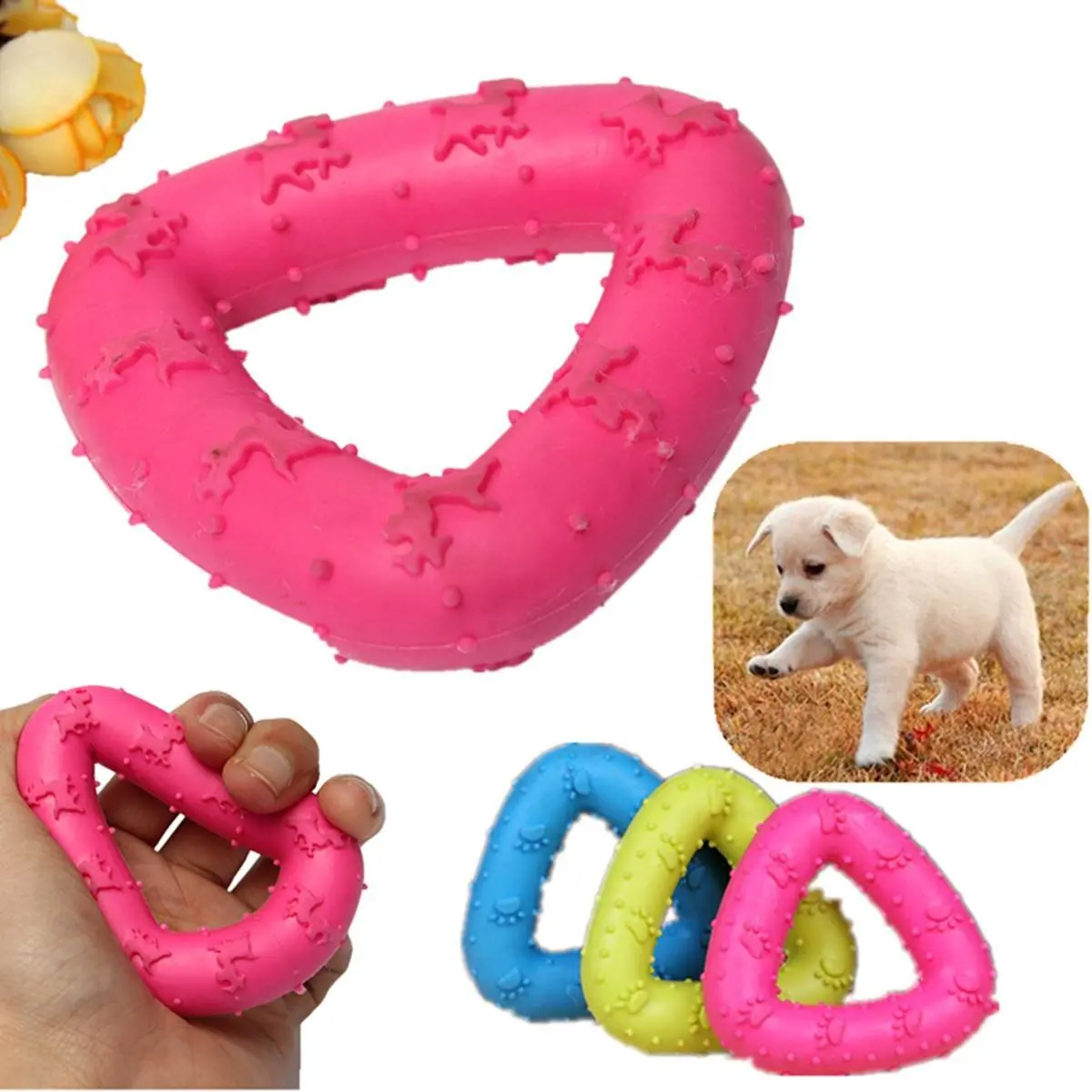Bestselling Rubber Pet Dog Puppy Cat Dental Teething Healthy Teeth Gums