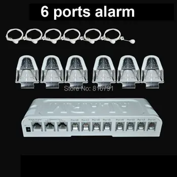 

6 ports 3 Protection Cell Mobile Phone Display Anti-theft Alert Device Alarm system for iphone/Huawei/OPPO/Vivo retail stores