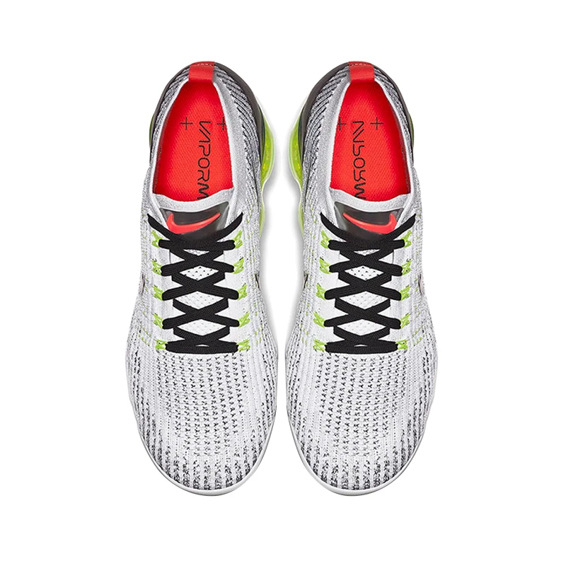 Original Authentic Nike AIR VAPORMAX FLYKNIT 3 Men's Running Shoes Shock Absorbing Breathable Sports Outdoor Sneakers AJ6900-100