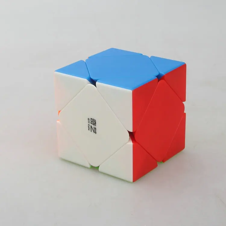 Мою hualong 3x3 Cube Черный/Stickerless-розовый/Stickerless-яркий/белый Скорость Cube Cubo мэджико кубик рубика - Цвет: Qichen CNEWB Stickle