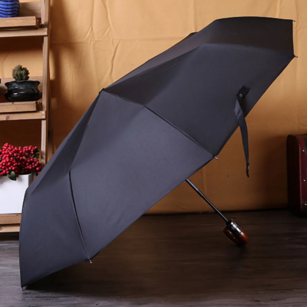 170217/Men's Umbrella Windproof Folding Umbrellas Women Compact Rain