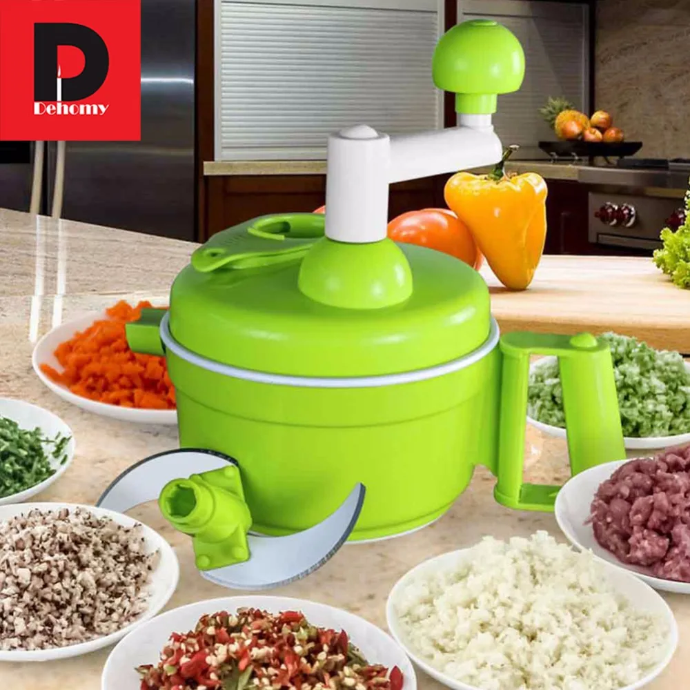 Dehomy Manual Meat Grinders Multifunction Food Processor Mincer