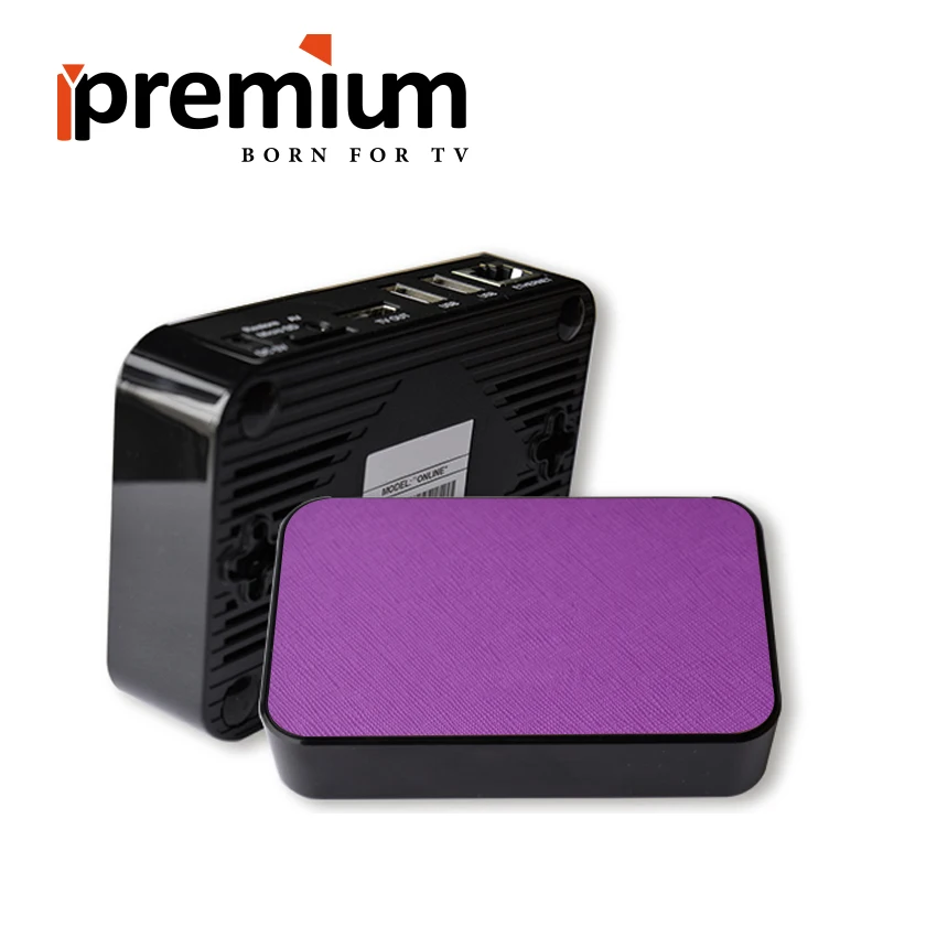 10 шт./лот Amlogic S805 H.265 фиолетовый цвет Ipremium онлайн + Smart Android Tv box|amlogic s805|android tv boxsmart