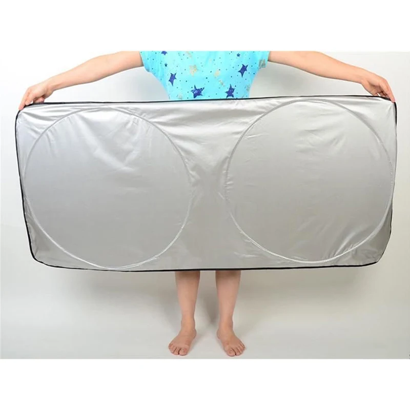 

New Car Front-Window Auto Windshield Block Cover Sun Shade Visor Folding Sale!