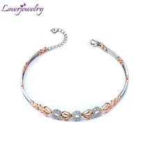 Loverjewelry, браслет для женщин, Одноцветный, 14 к, золотой браслет, натуральный бриллиант, обручение, браслет с цепочкой, женские Украшения для банкета