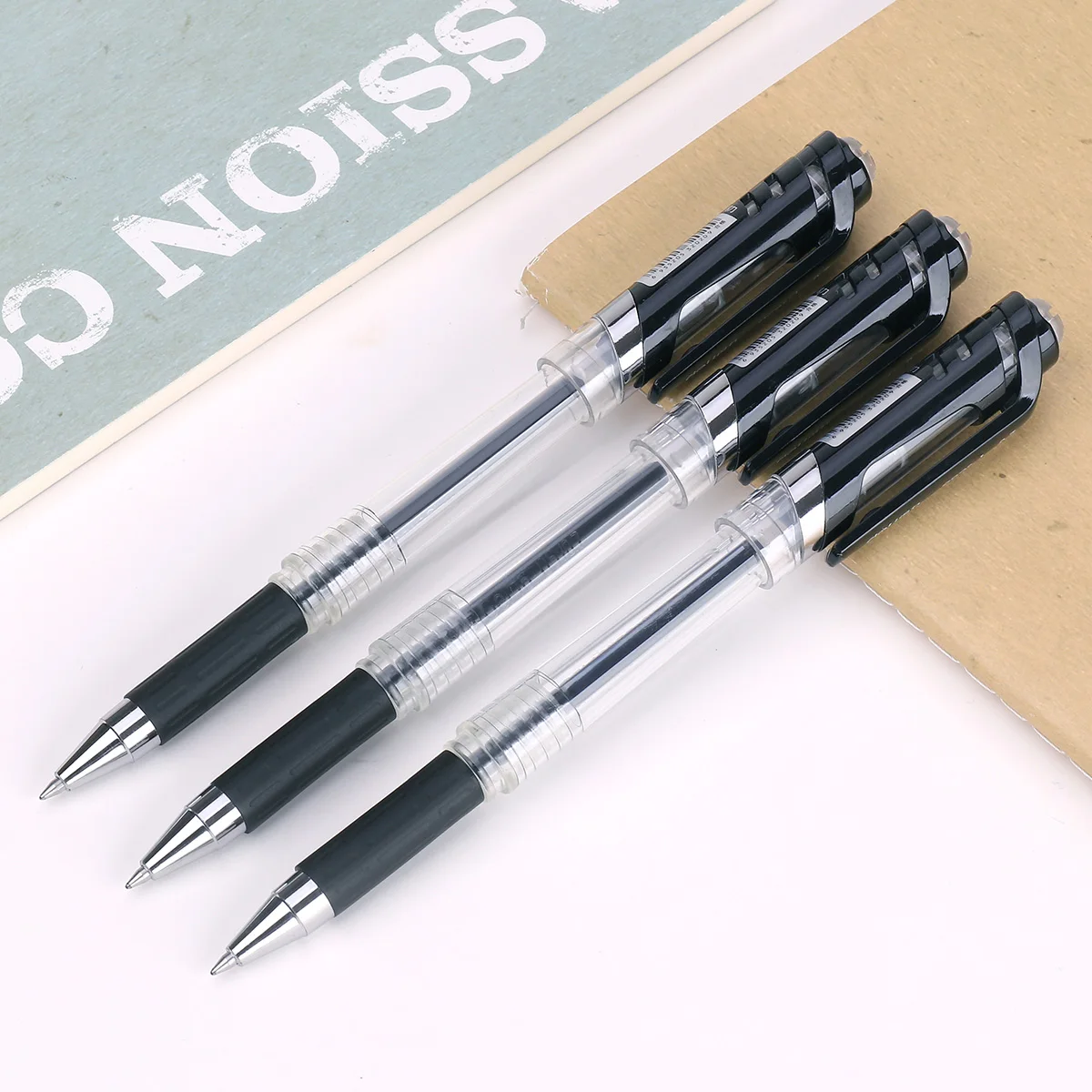 

Premium Gel Ink Roller Ball Pens, Medium Point (0.7 mm), Black