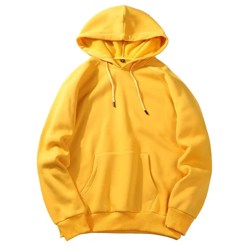 Yellow BOLUBAO, Новинка осени, модные толстовки, мужские, большие размеры, теплые, мужские, с длинным рукавом, толстовки, свитера, европейский размер - Цвет: Yellow