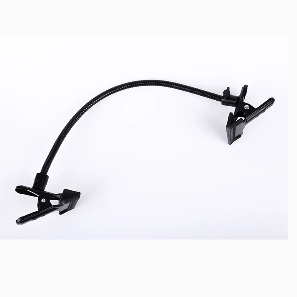  iron pipe Background Holder Clamp Clip Camera Photo Studio Accessories Light Stand Flex Arm Reflect