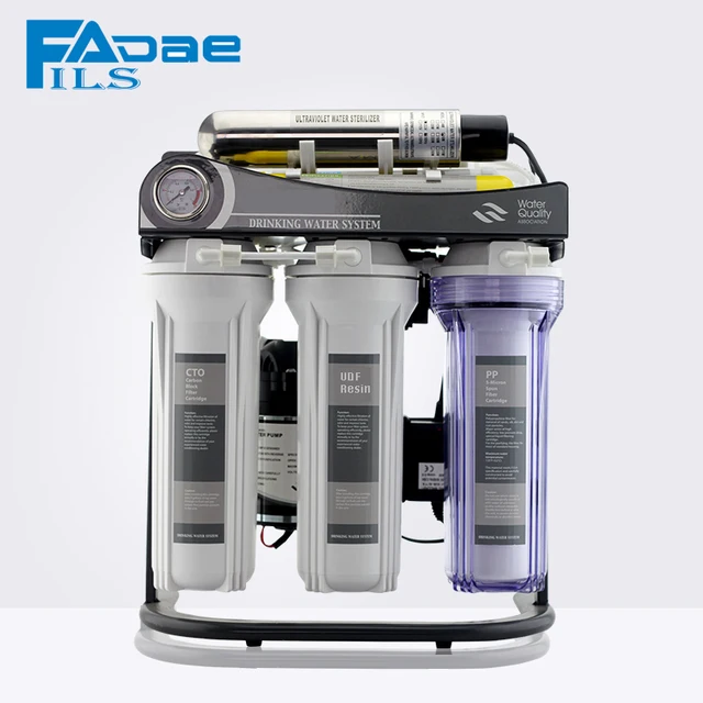 Best Offers 7 Stage Household Reverse Osmosis System 75GPD with Resin filter&UV sterlizer ,remove calcium,magnesium ions ,Bateria from water Best Offers 7 Stage Household Reverse Osmosis System 75GPD with Resin filter&UV sterlizer ,remove calcium,magnesium ions ,Bateria from water