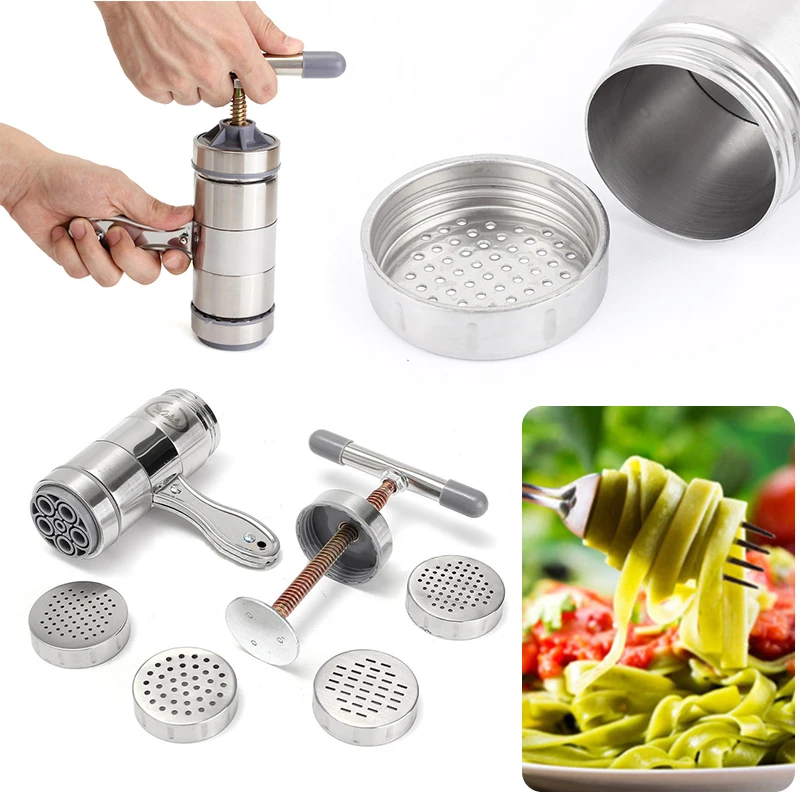 JX-LCLYL 1PCS Stainless Steel Noodle Machine Pasta Machine Spaghetti Pastamaker Kitchen