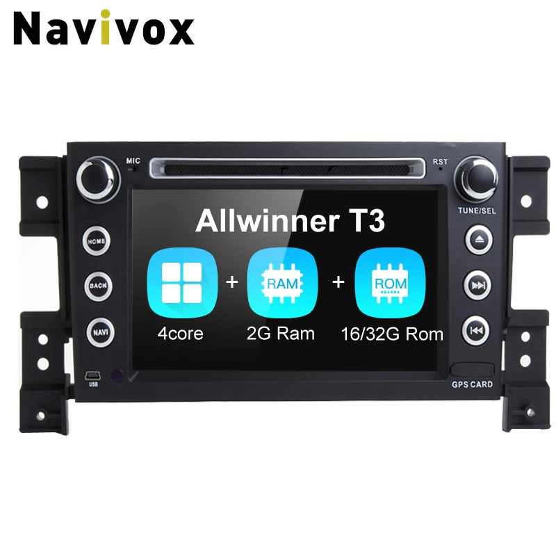 

Navivox 7" 2Din Car dvd For grand vitara 2007-2013 Android 7.1 Stereo navigation For grand vitara radio audio video player