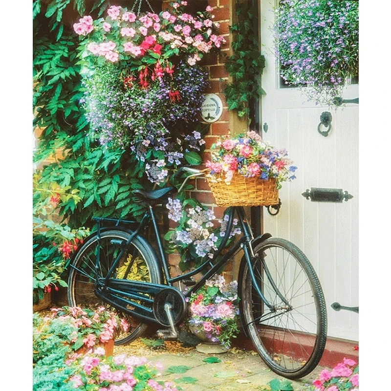 

DIY 5D Full Diamond Painting Cross Stitch bicycle Diamond Embroidery Needlework Patterns Rhinestone kits