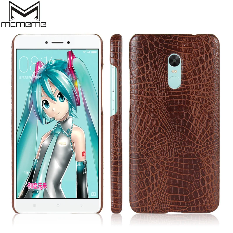 

Ultra Thin Case For Xiaomi Redmi Note 4X Case Luxury 3D Crocodile Skin PU Leather Case For Redmi Note 4 Global version Shell Bag