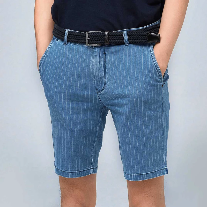 Xiaomi Mijia Youpin Cotton Smith Classic Striped Casual Denim Shorts Business Casual Short Jeans Xiaomi Mijia Youpin Cotton Smith Classic Striped Casual Denim Shorts Business Casual Short Jeans