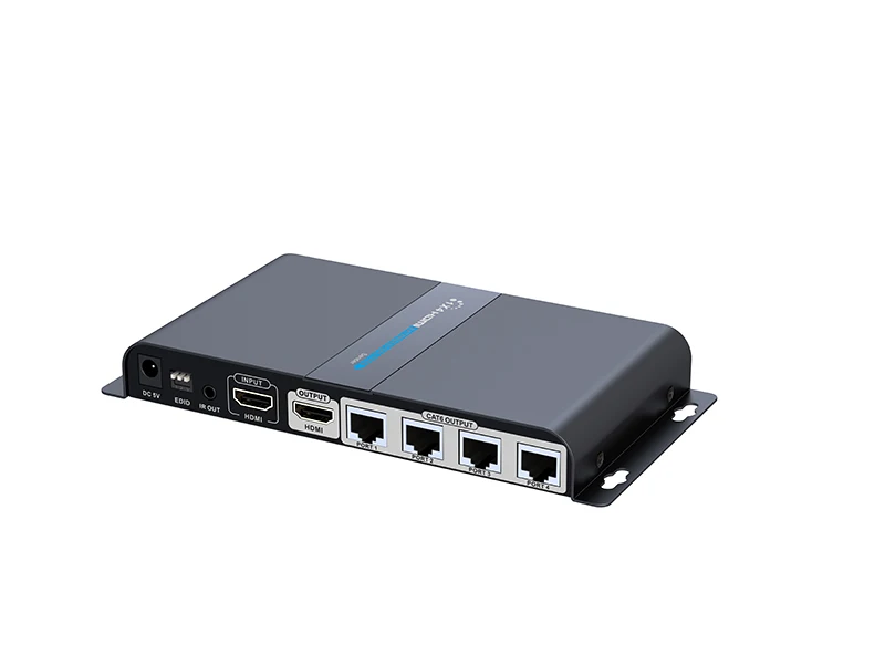 LKV714Pro HDMI разделитель utp 1X4 HDMI удлинитель cat5e/6 кабель до 40 м с 4 HDMI приемниками в комплекте+ 1 HDMI петля выход