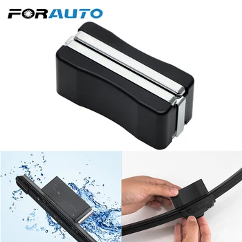 

FORAUTO Car Wiper Blade Repair Tool Wiper Cleaning Brush Car Windshield Wiper Wizard Blade Restorer Van Windscreen Cleaner