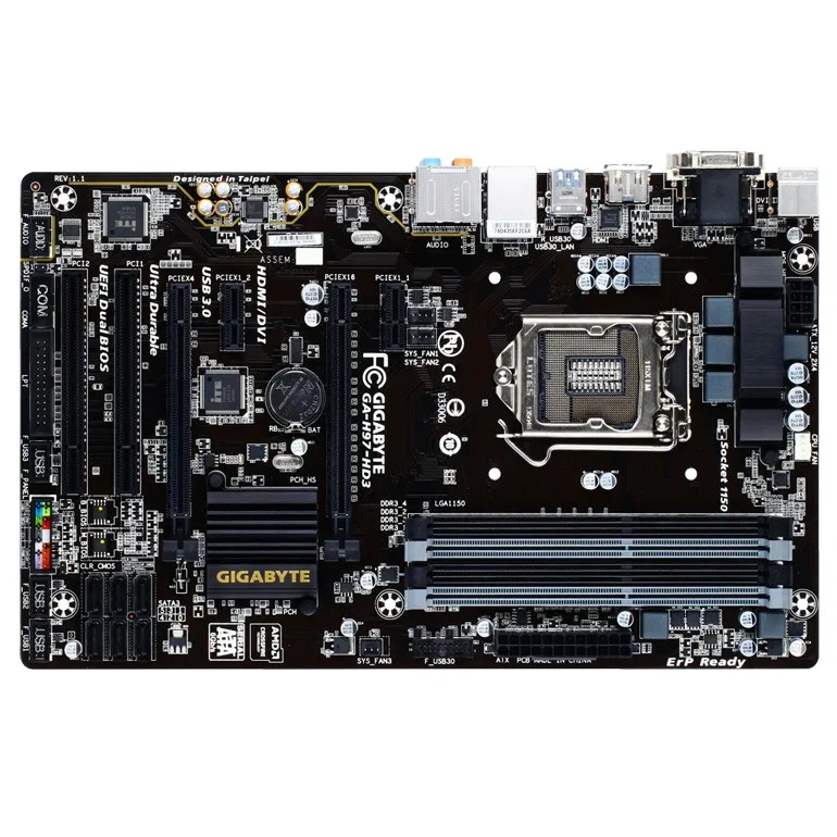 Оригинальная материнская плата для Gigabyte GA-Z97-HD3 LGA 1150 DDR3 для i3 i5 i7 cpu 32 Гб Z97 настольные материнские платы