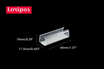 

Sign Clip Poster Display Frame Holder Banner Sticky Clip Adhesive Tape On Side To Match Supermarket A4 A5 A6 Frames 100pcs
