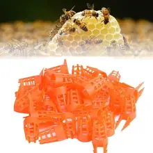 200 шт. Защитная эксклюзивная пчелиные матки для удаления пластмассовых клеток, клетка для Ловца, чашки, крышка для клеток, покрытие для клеток, набор инструментов для королевской пчелы