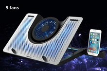 Игровой алюминиевый охлаждающий коврик для Ноутбука Держатель подставка USB вентилятор радиатора охладитель холодный ноутбук ПК Аксессуары плита холодильника