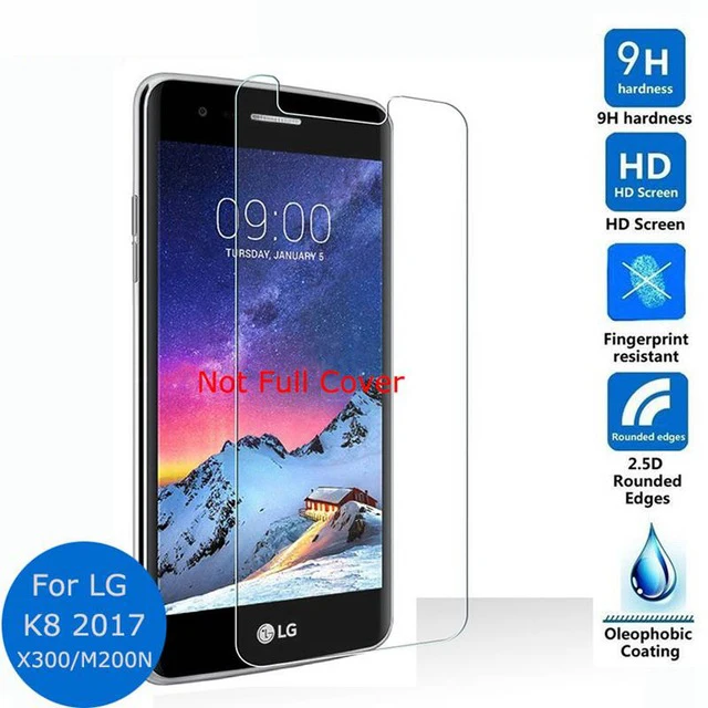 For LG K8 2017 Tempered Glass 9H High Quality Protective Film Explosion-proof Screen Protector X300 M200N | Мобильные телефоны и
