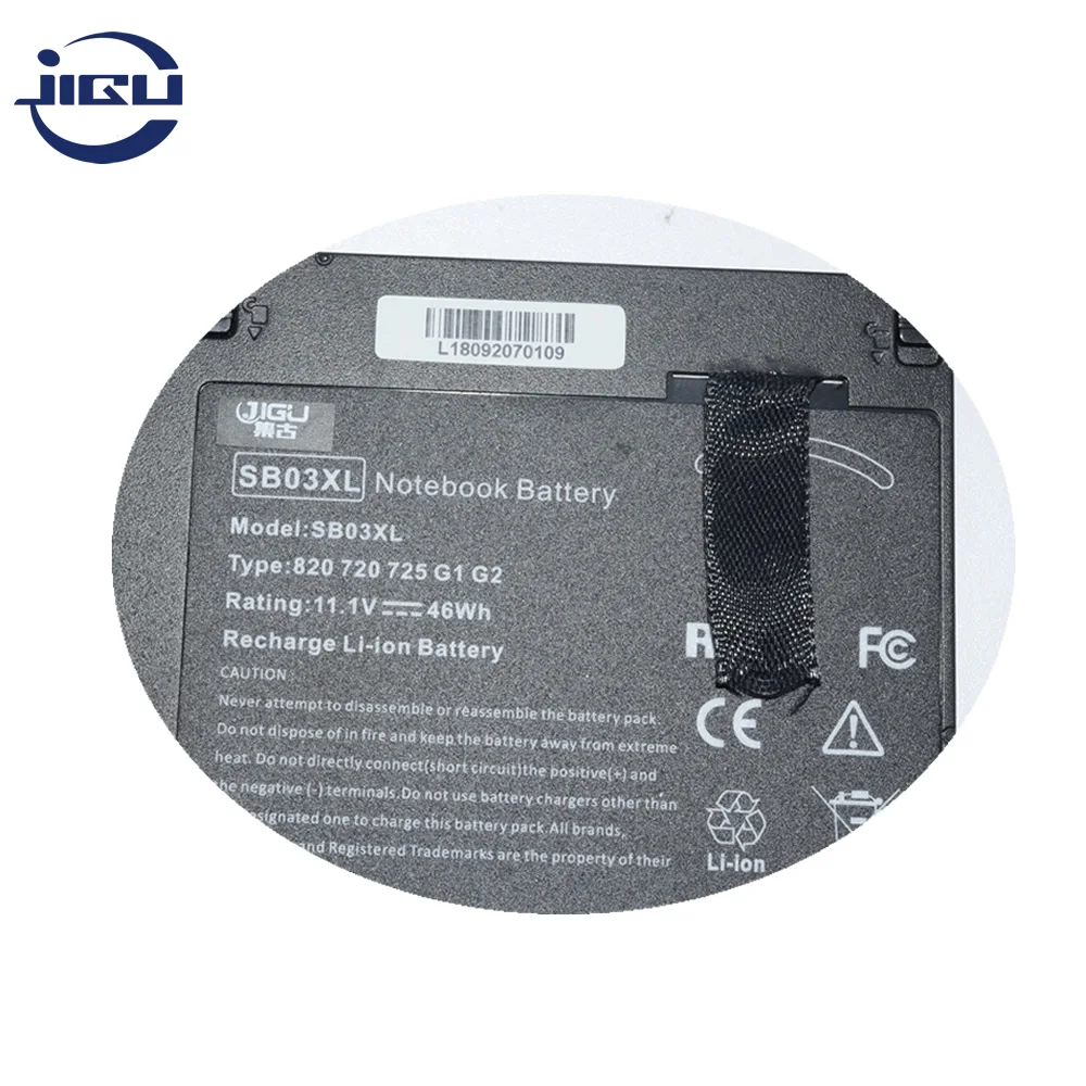 JIGU 6 ячеек ноутбук Батарея 716726-1C1 E7U25AA HSTNN-IB4T l13C SB03046XL SB03XL для hp для EliteBook 720 G1 G2