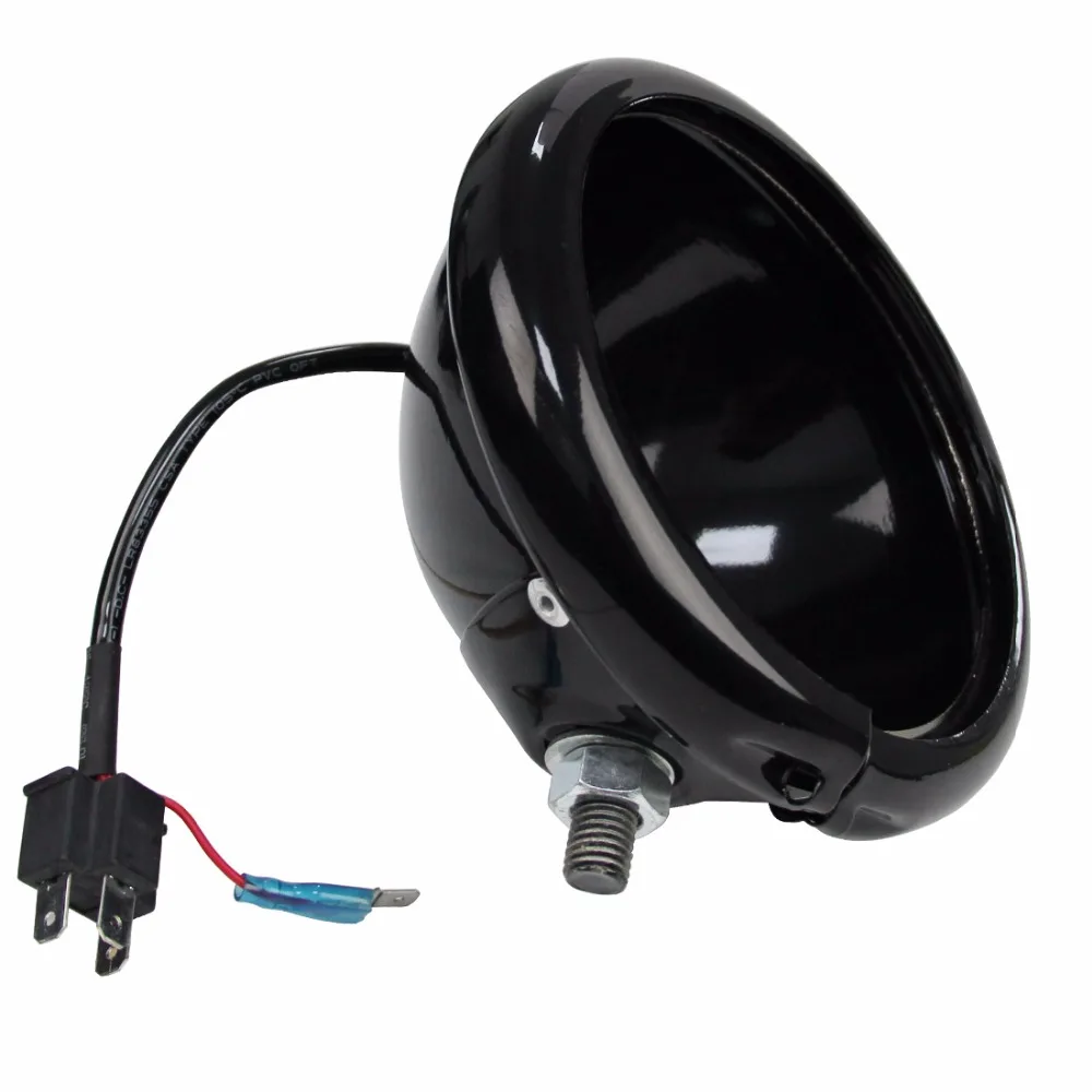 Ведро для светодиодной фары мотоцикла harley Da vidson FXWG Chopper 1 шт. 5 3/4 дюйма 75 дюйма|headlight